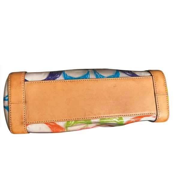 Coach Vintage Limited Edition PVC Multicolor Signature Scribble Boxy Tote - Picture 6 of 11